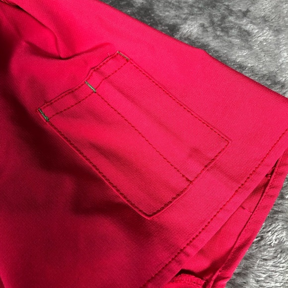 Carhartt Force Scrub Top Women's 2X Pink Medical Nurse **Altered** Laced C12110 - Picture 10 of 16